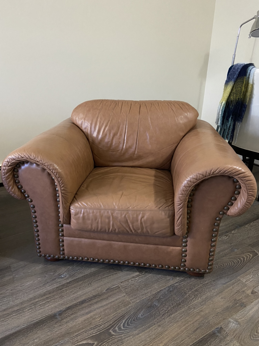 Leather Couch Set - photo 2