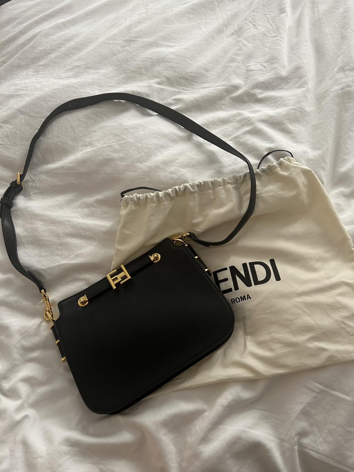 Black Fendi purse thumbnail