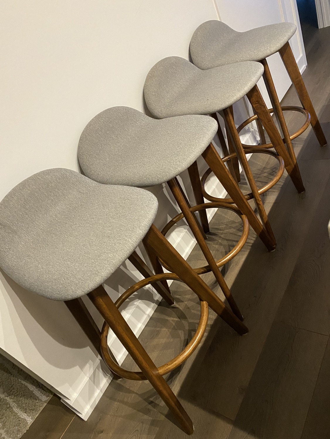 Only two left-Structube stools for kitchen island