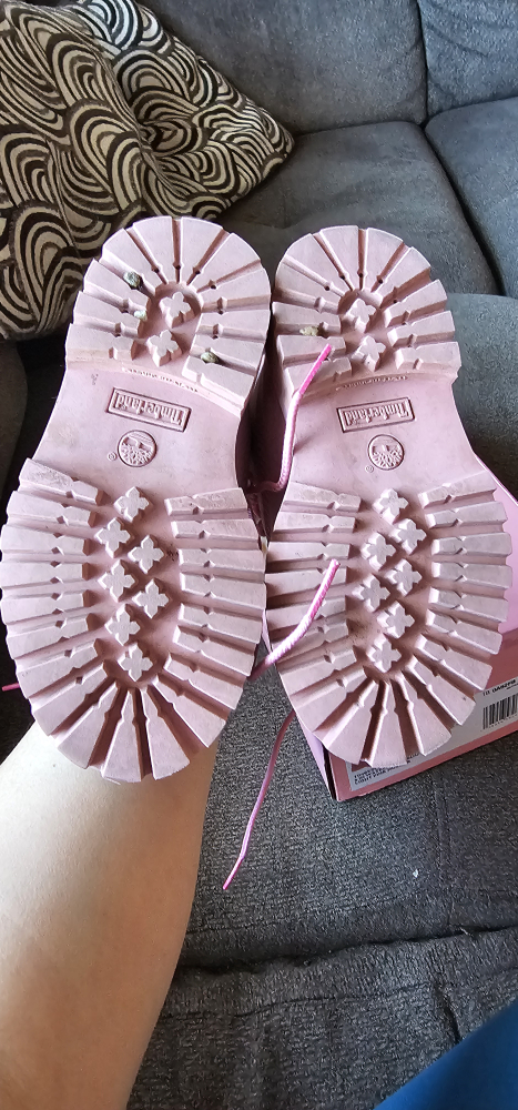 toddler Girl Timberland Pink Nubuck - size 8 - photo 3