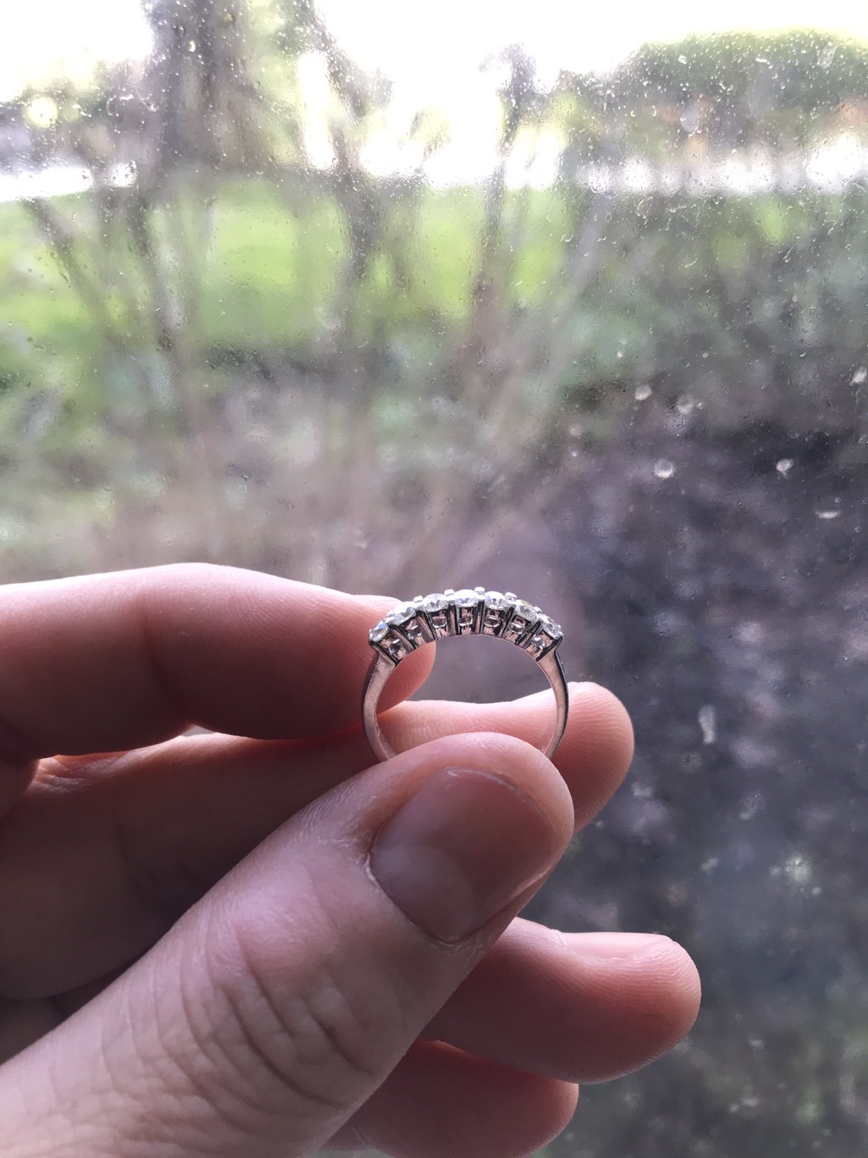 14K Diamond Ring sz 6.5 appraisal is $5175 image indicator(7)