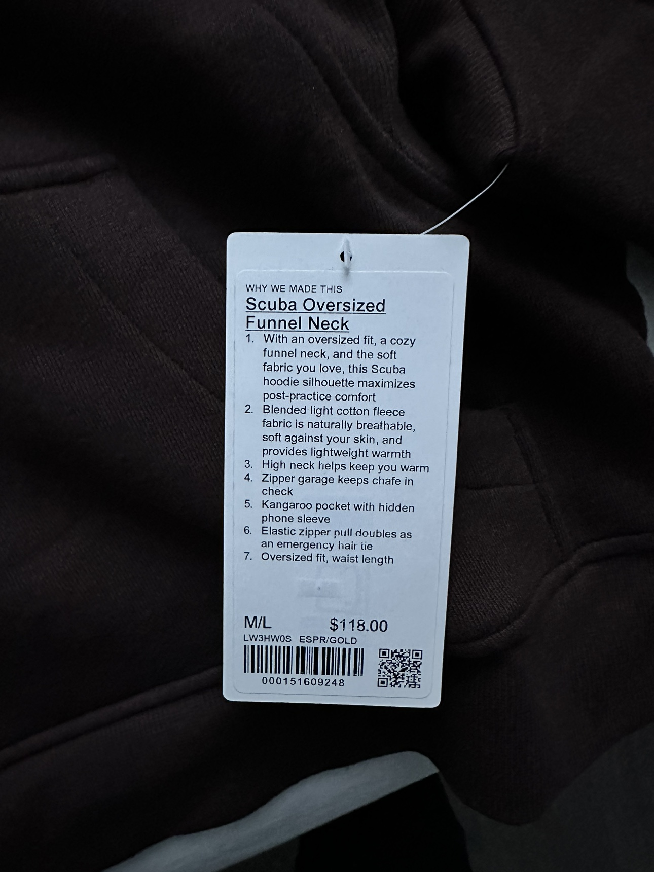 Lululemon Scuba Oversized Funnel Neck - photo 4