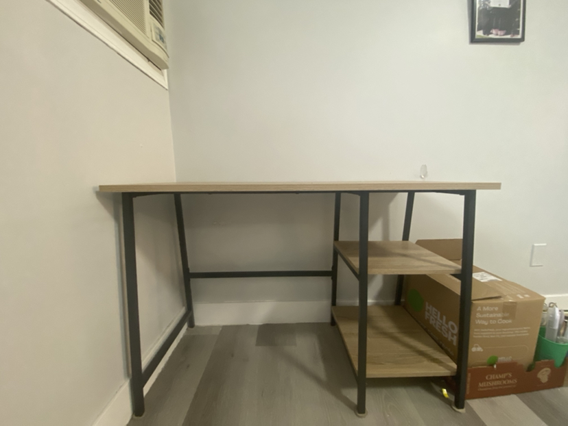 Desk 41.5”  Top charter oak wood - Wayfair by 17 stories. thumbnail