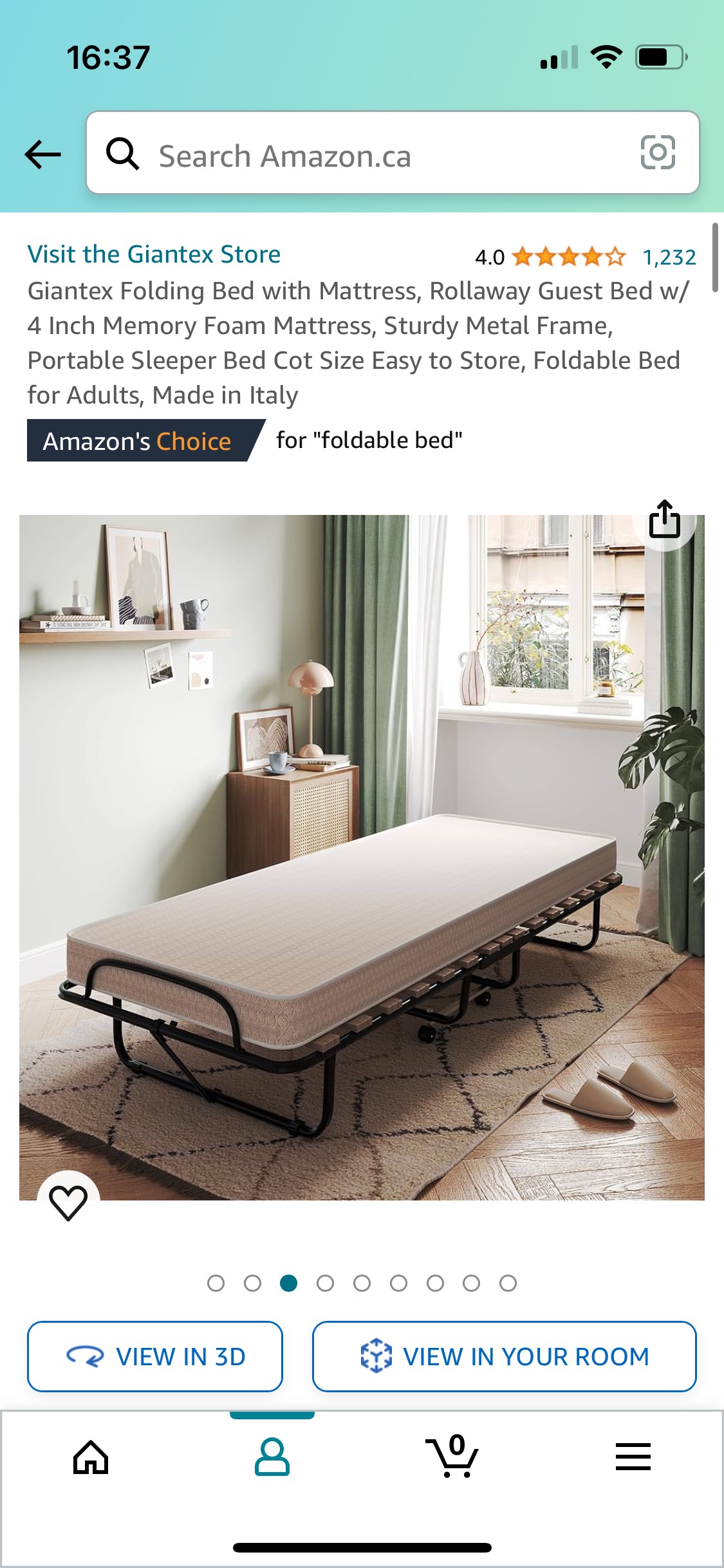 Single size Folding bed 🥕 thumbnail