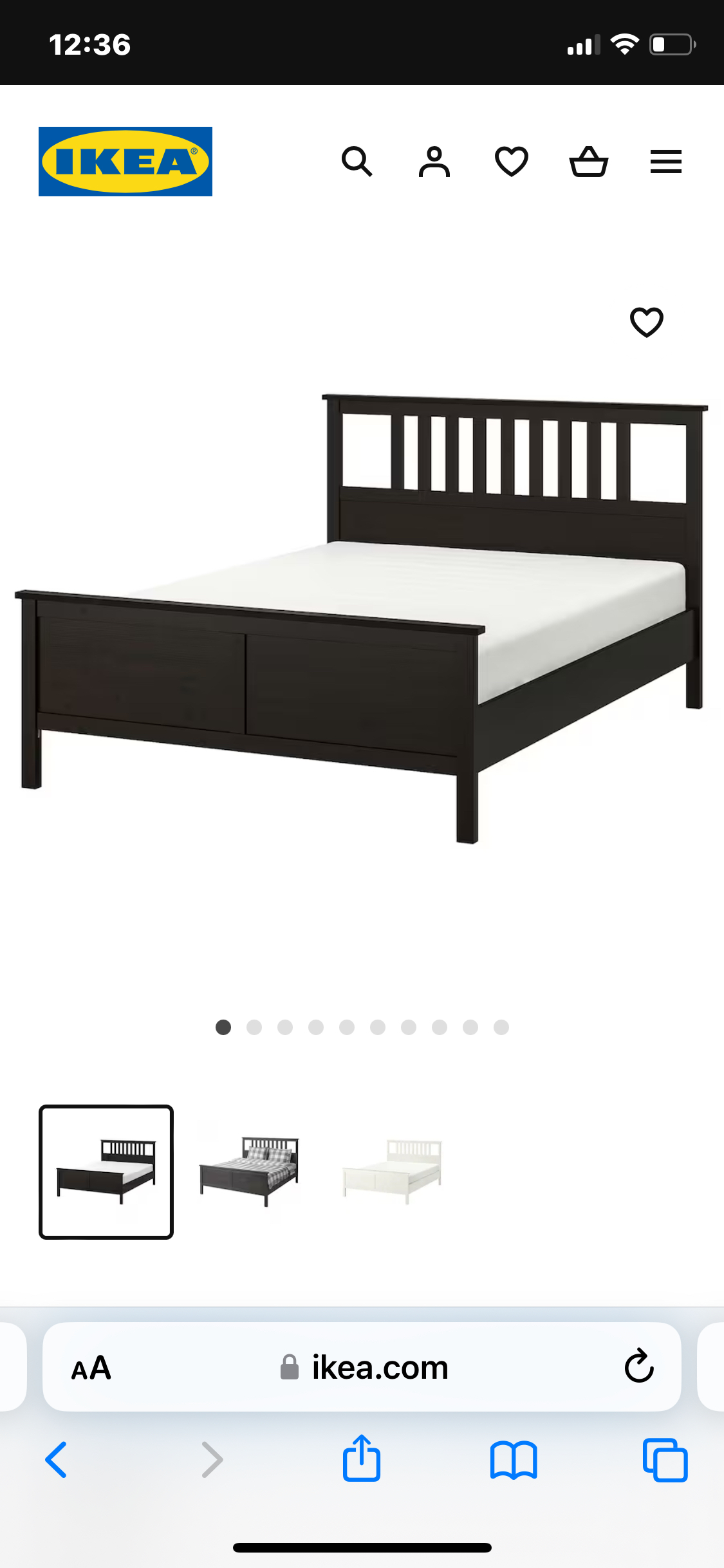 QUEEN BEDFRAME- IKEA HEMNES - photo 3