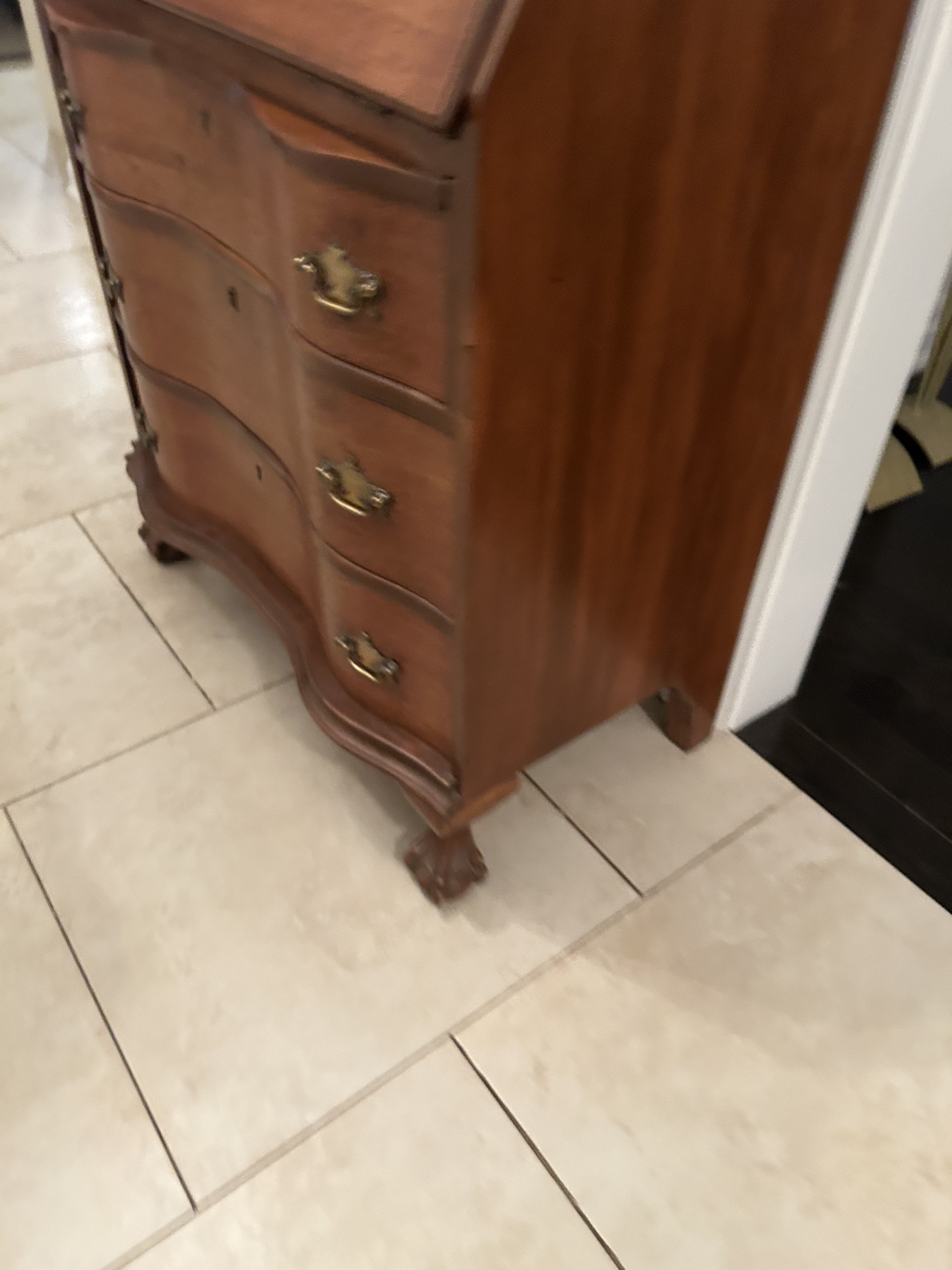 Antique Vintage 100 Year Old Desk Great decor original key image indicator(5)