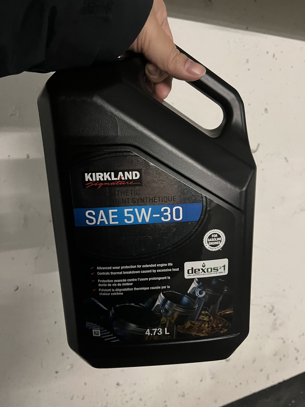 5w-30 full synthetic unopened. Purchased today.