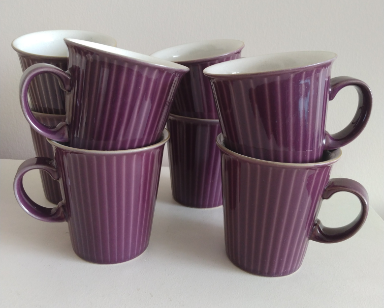 Denby Storm Fluted Mugs thumbnail