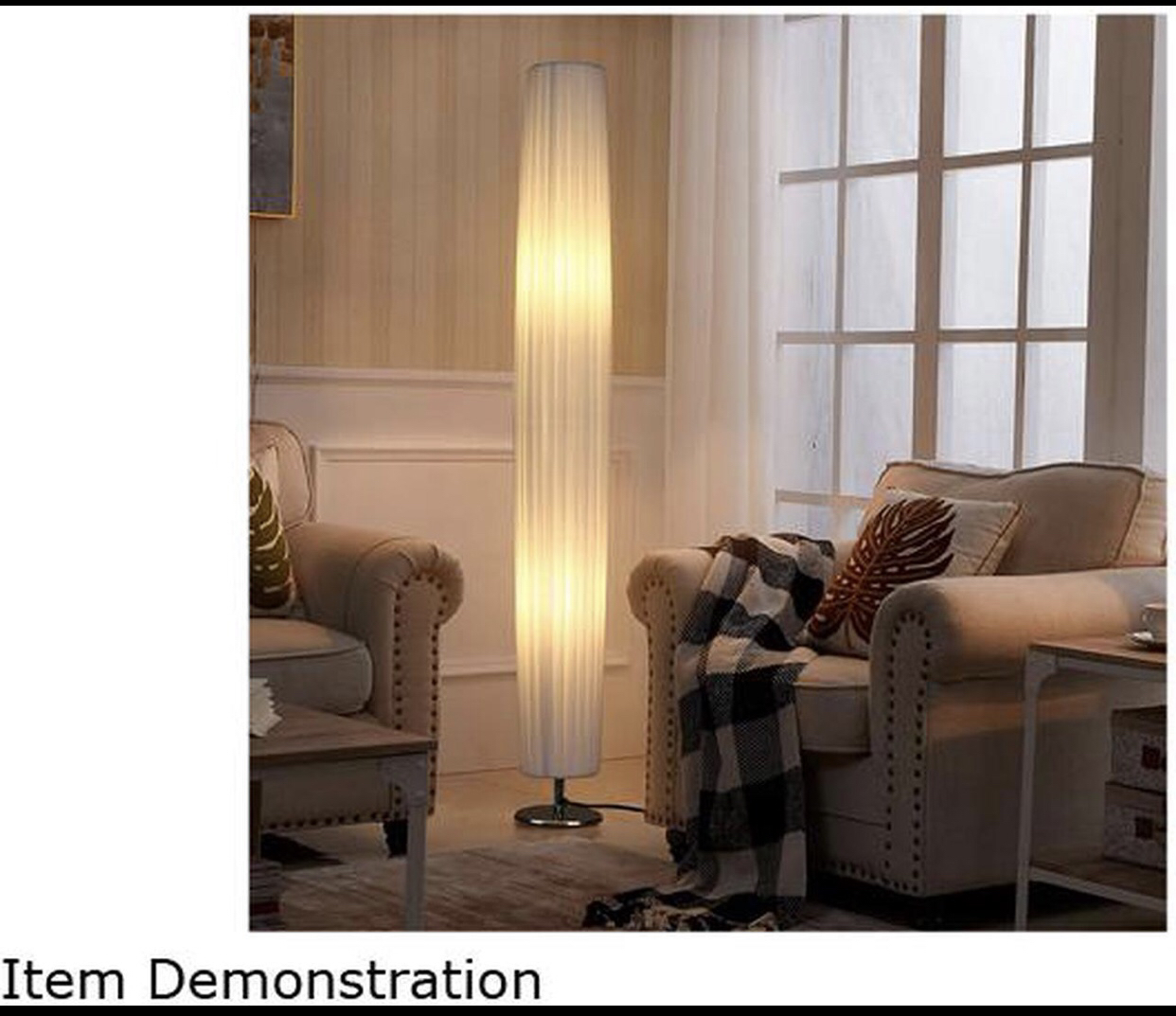 Albrillo LED Floor Lamp with Fabric Shades, 46 Inch Tall image indicator(10)