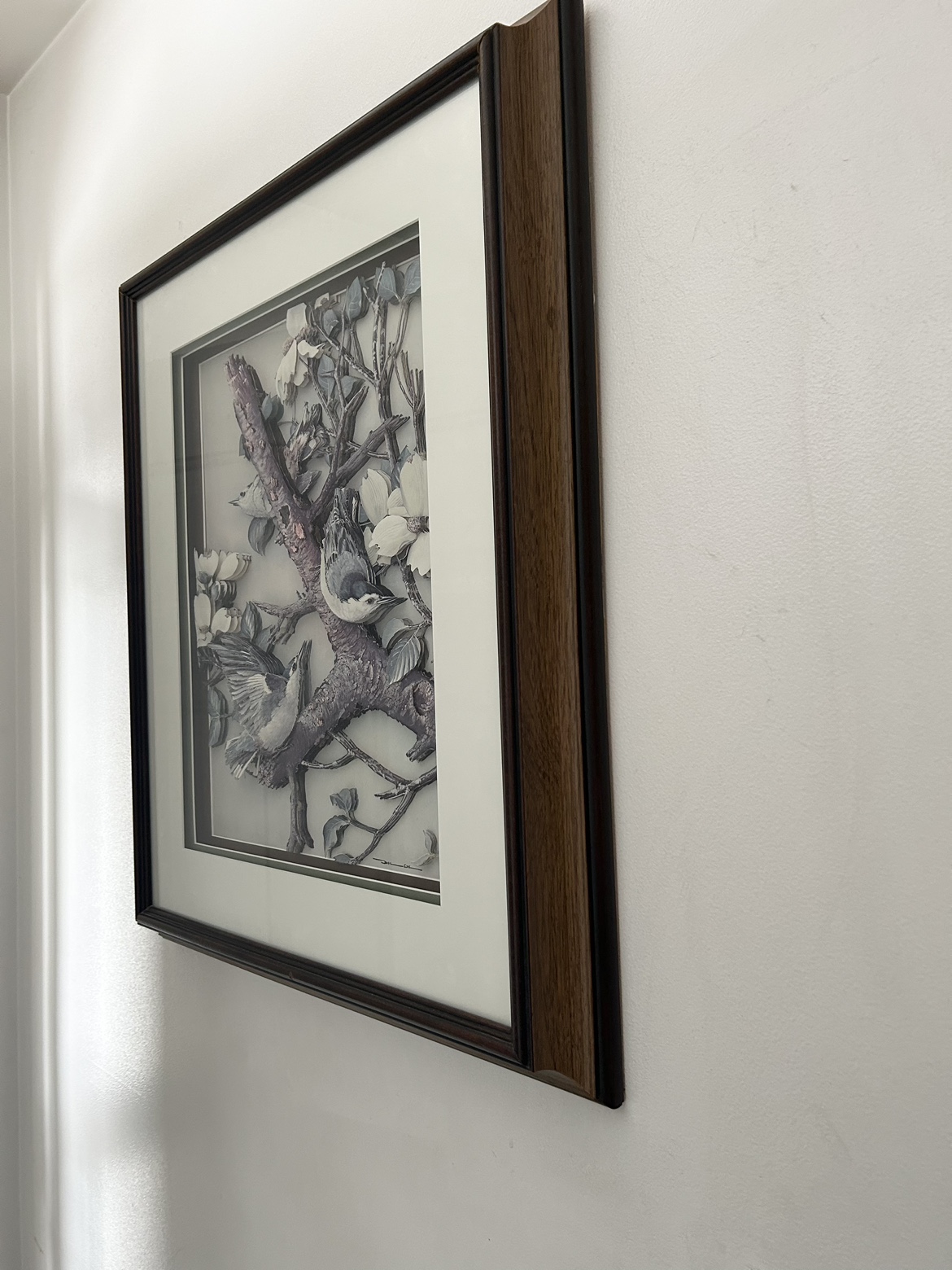 *REDUCED* VINTAGE BASIL EDE BLUE JAYS IN 3D  PAPER TOLE 🏈 image indicator(3)