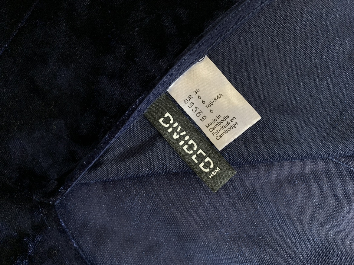 Velveteen Blue Dress image indicator(3)