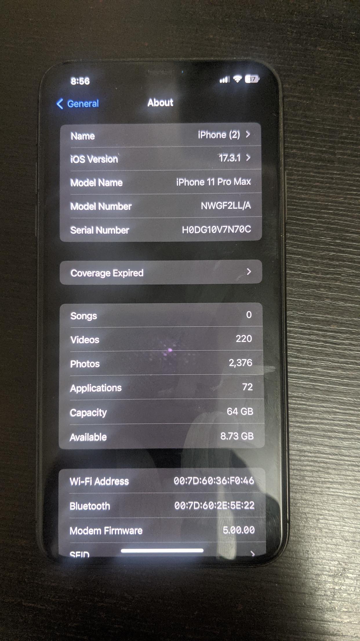 Iphone 11 Pro Max Space Grey - photo 2