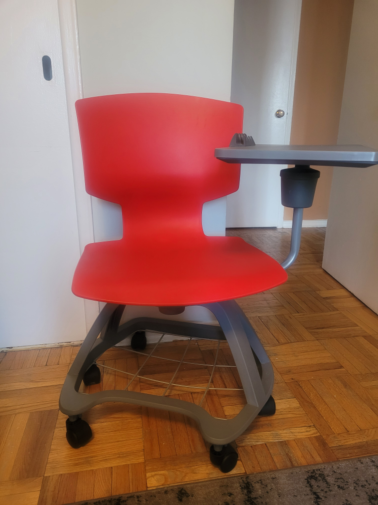 desk with chair