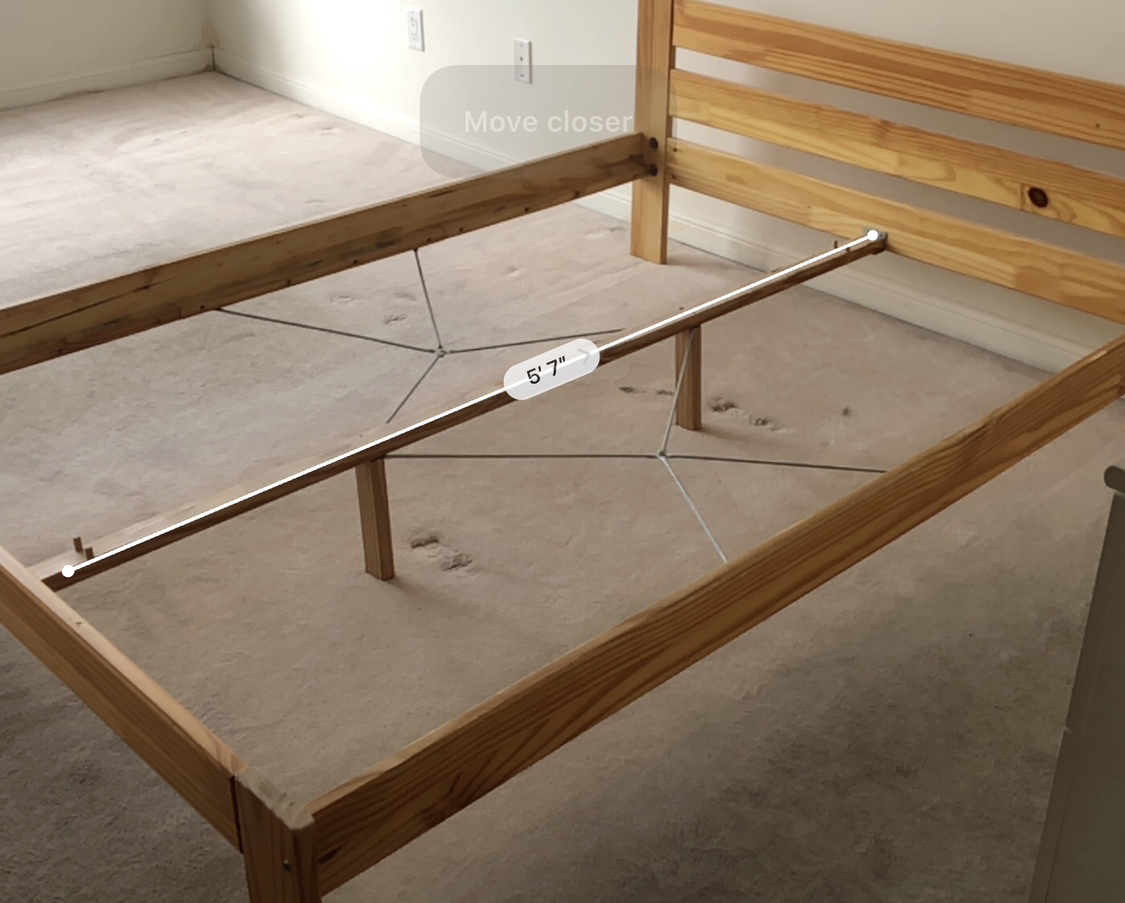 Wooden Double Size Bed Frame - photo 4