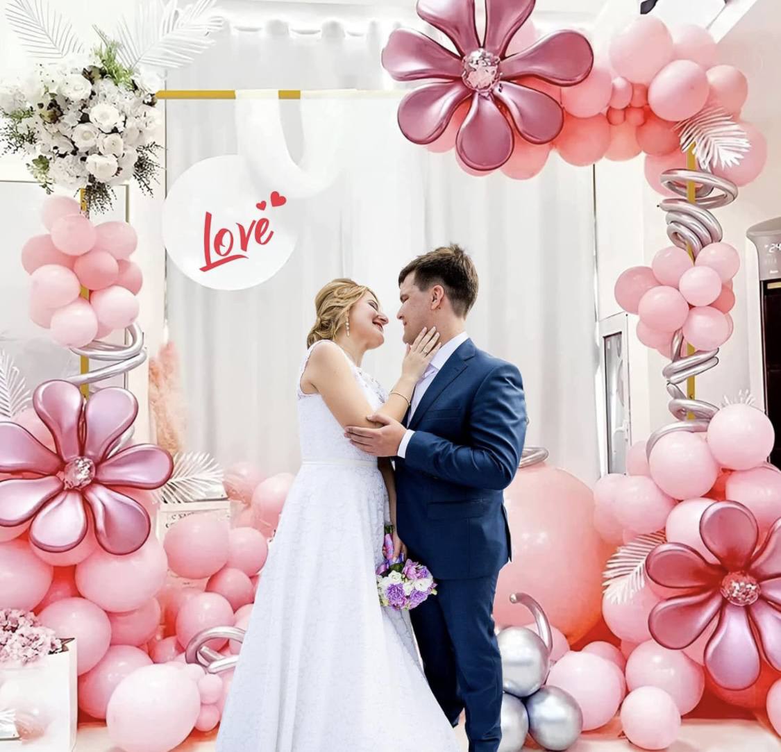 Arch Gold Backdrop Stand For Wedding, Baby Birthday Party - photo 2