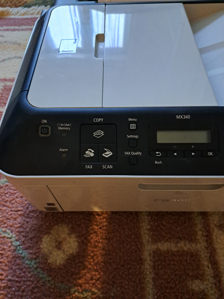 Canon MX340 all in one color inkjet image indicator(2)