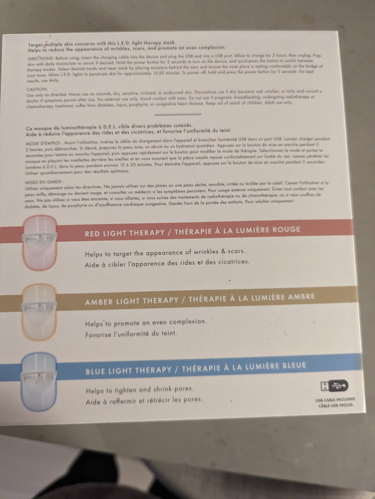 LED Light Therapy Mask image indicator(2)