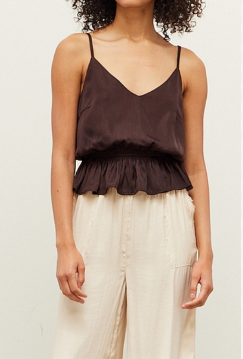 Satin Ruffle Tank - photo 4