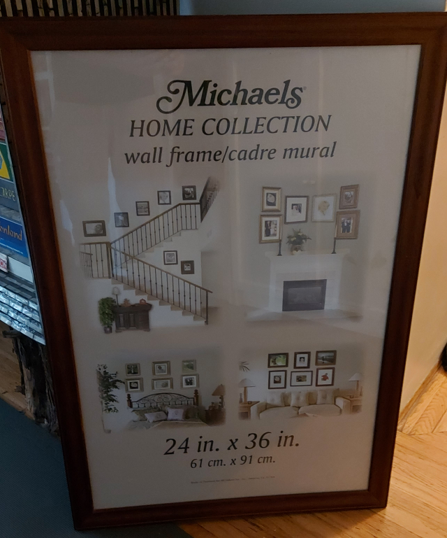 Michaels wall frame 24x36 🏈 thumbnail