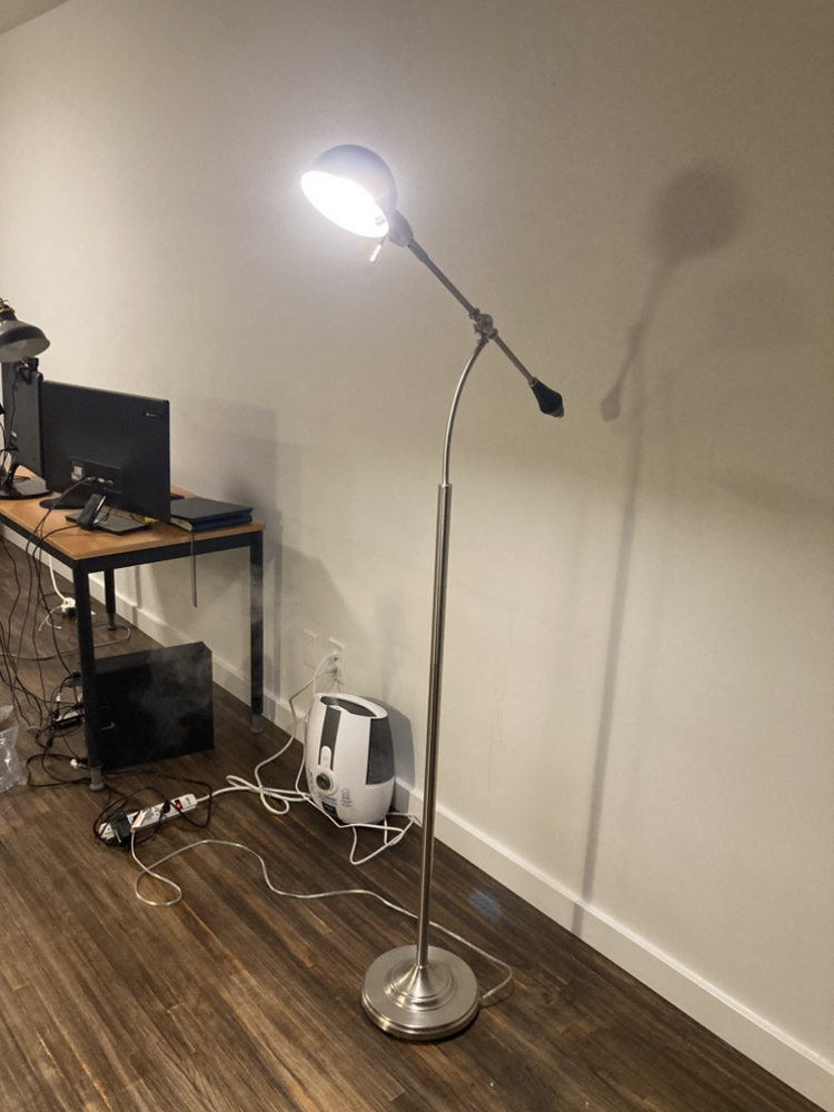 Floor lamp with adjustable head - photo 2