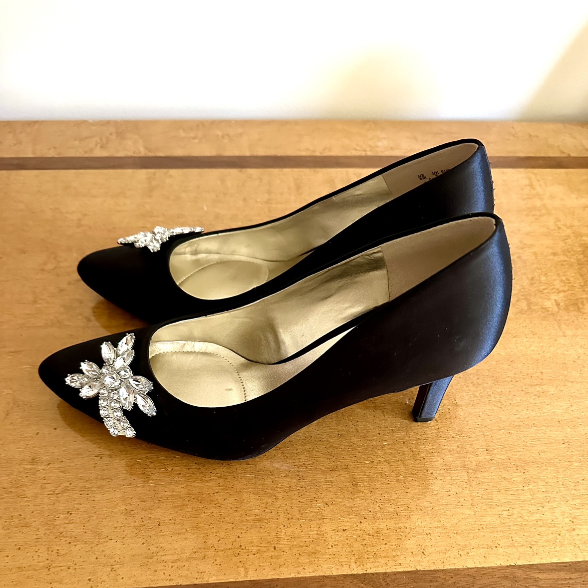Evening elegant black shoes - photo 2