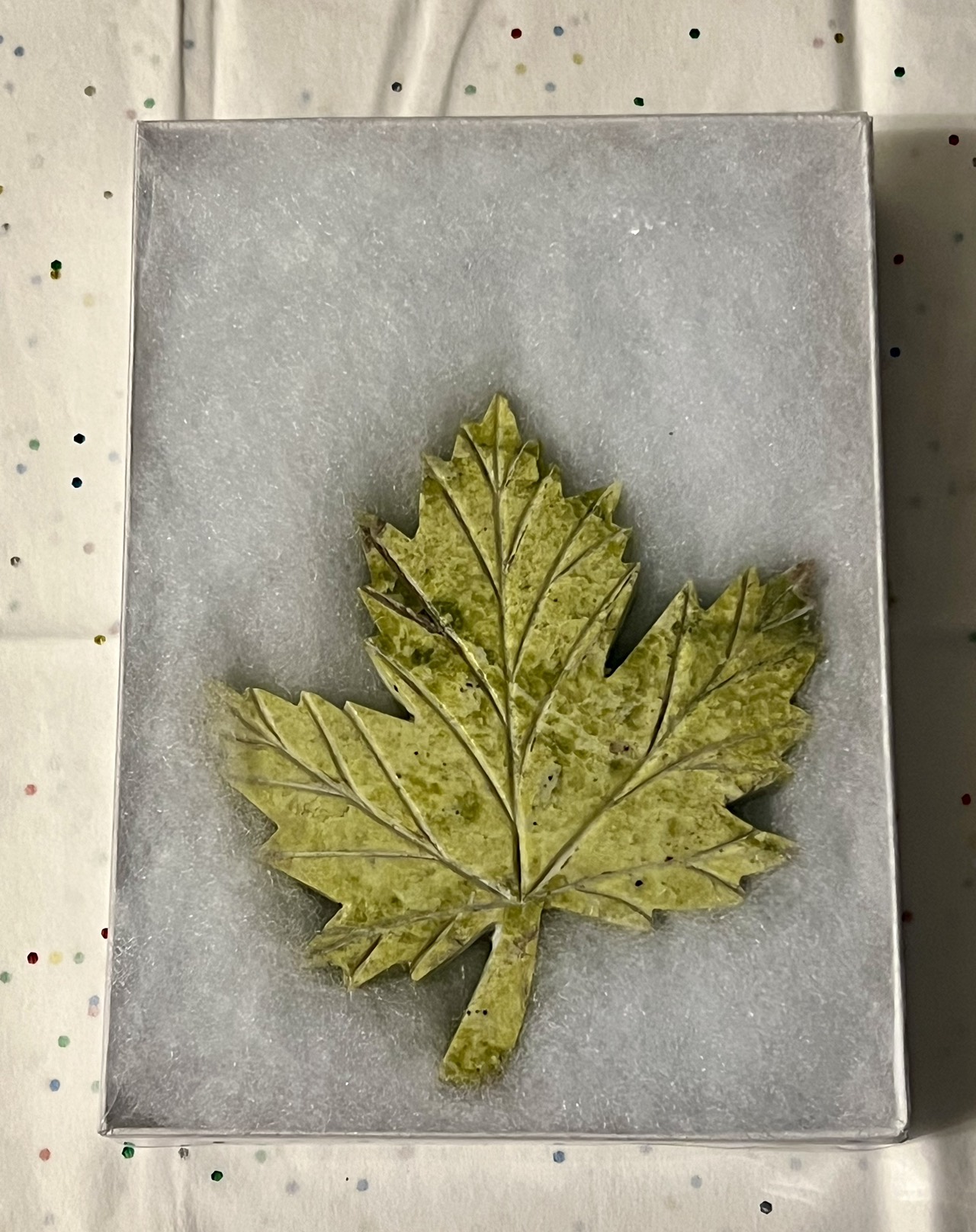 Maple Leaf 🍁 made out of SERPENTINE!
