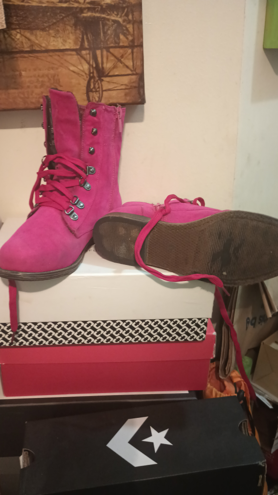 red high top boots - photo 2