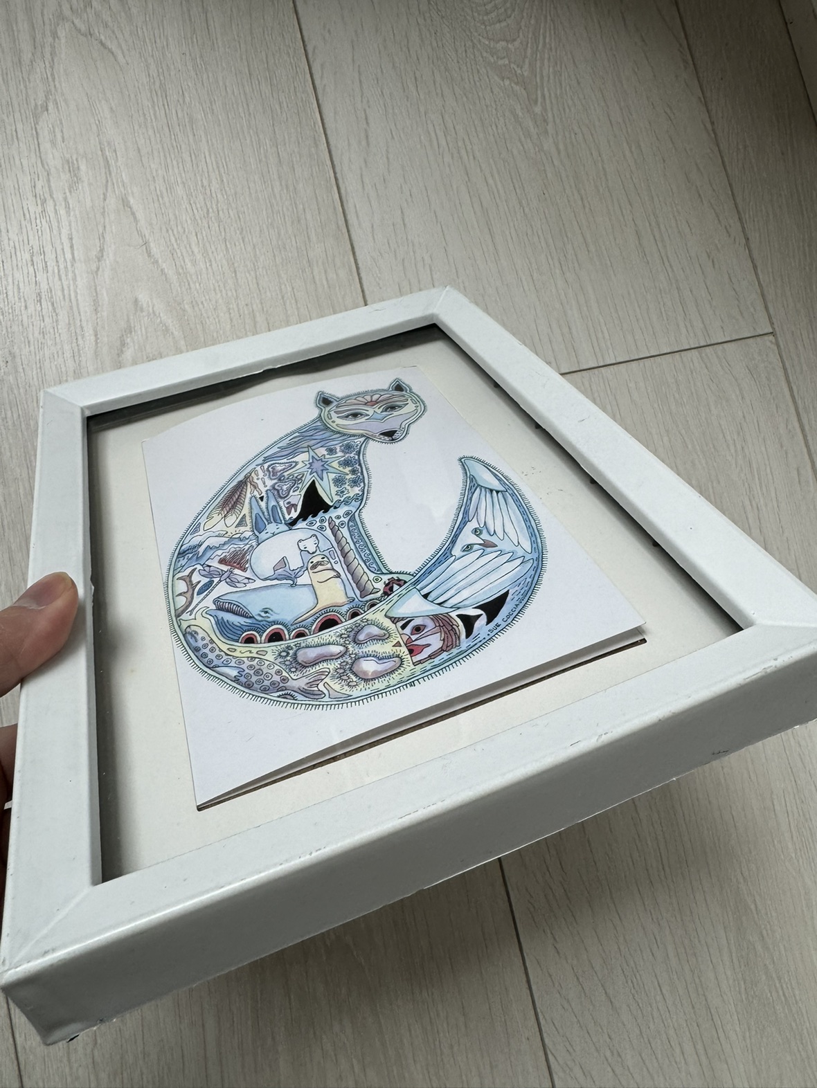 Artic Fox with White Frame thumbnail
