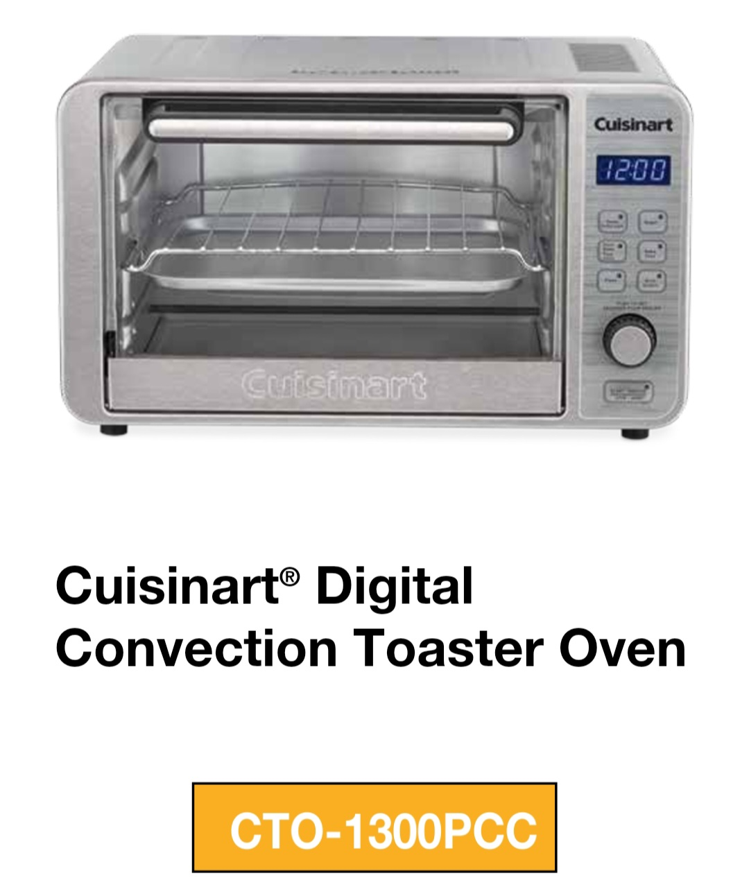 Cuisinart Toaster Oven thumbnail