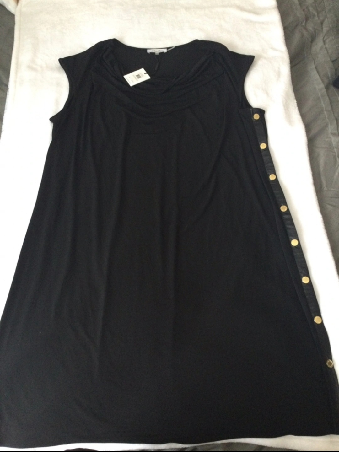 Calvin Klein Cowl Neck Dress Size: 1X image indicator(2)