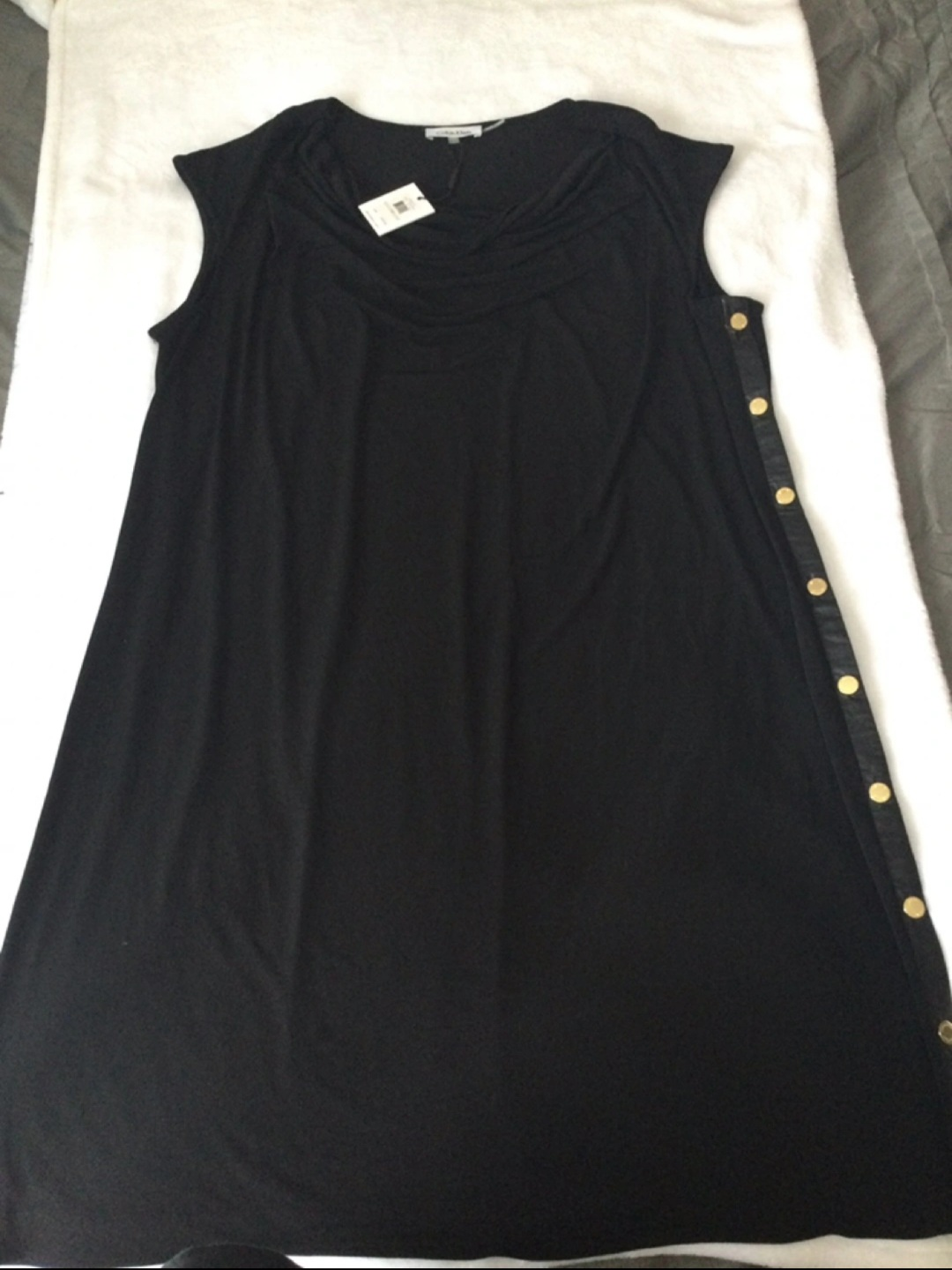 Calvin Klein Cowl Neck Dress Size: 1X image indicator(3)