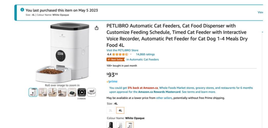 PETLIBRO Automatic Cat Feeder