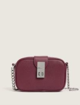 🏈 Brand New Small Crossbody Bag (Burgundy) Addition Elle image indicator(2)