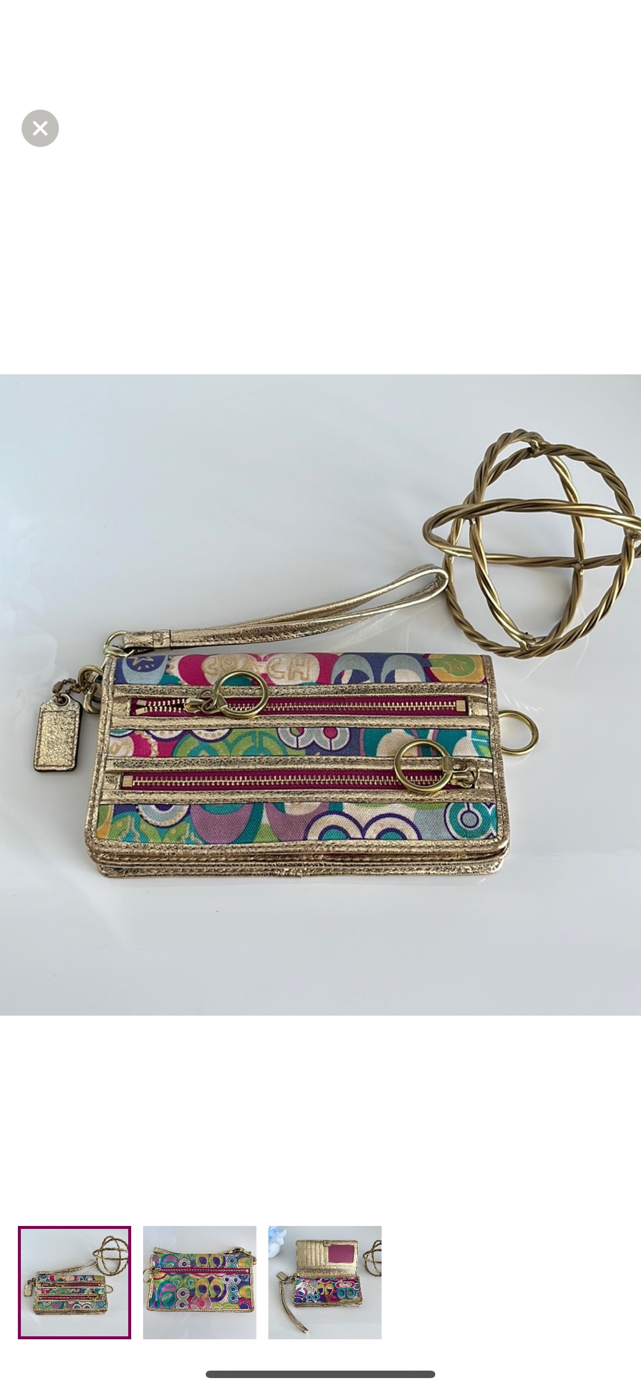 Coach Poppy Collection Wallet
