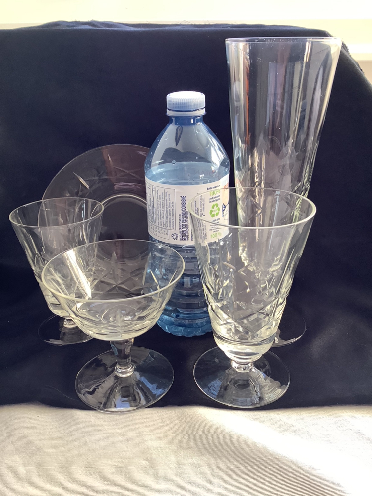 🏈Crystal glasses & dessert set 37 pieces, 8 of each image indicator(4)