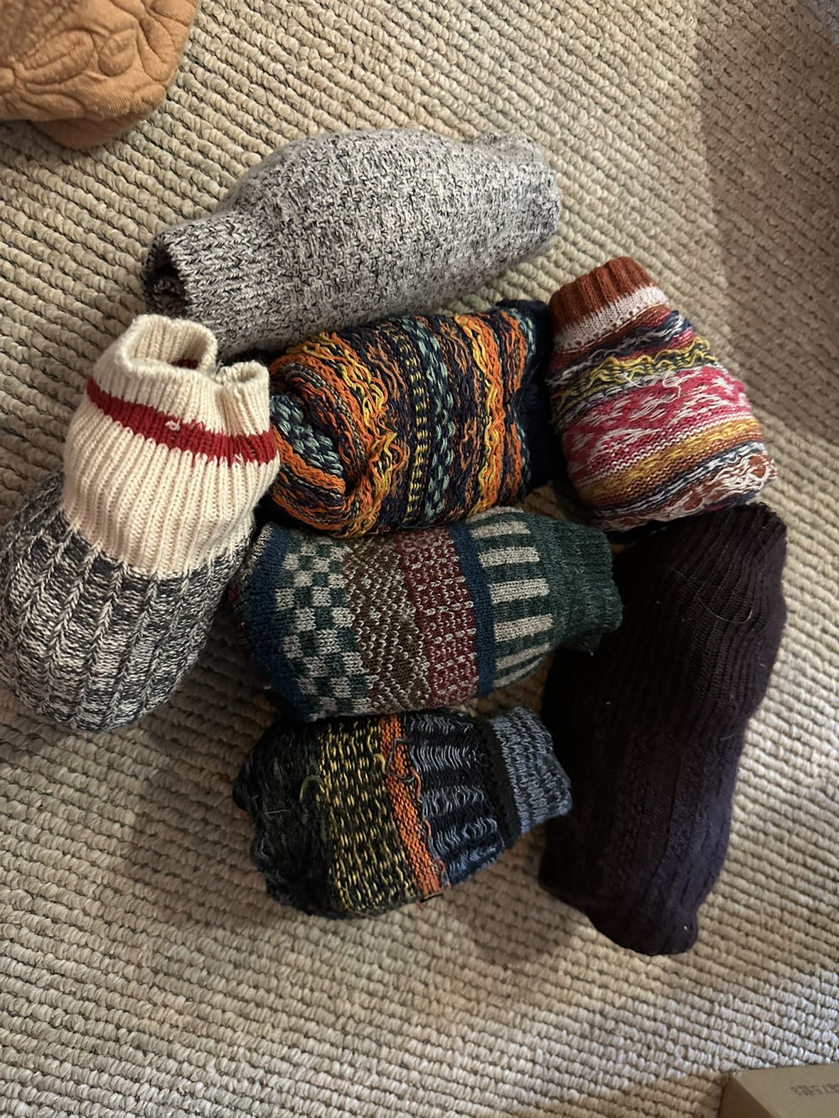 Random lot of wool socks