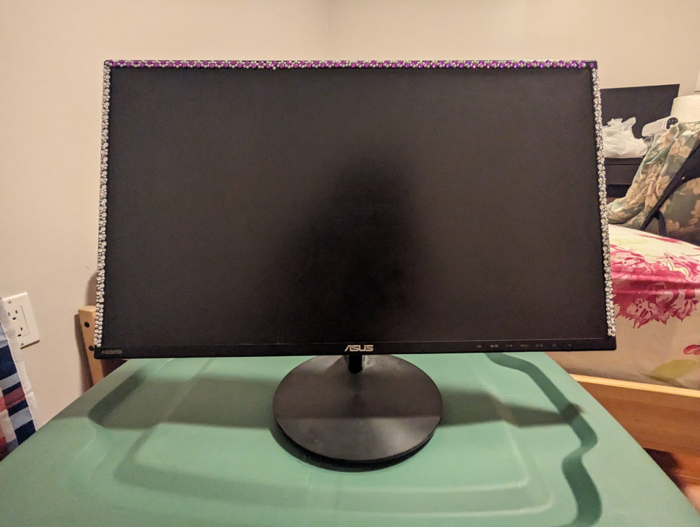ASUS Monitor 25" with Power Cable and HDMI cable