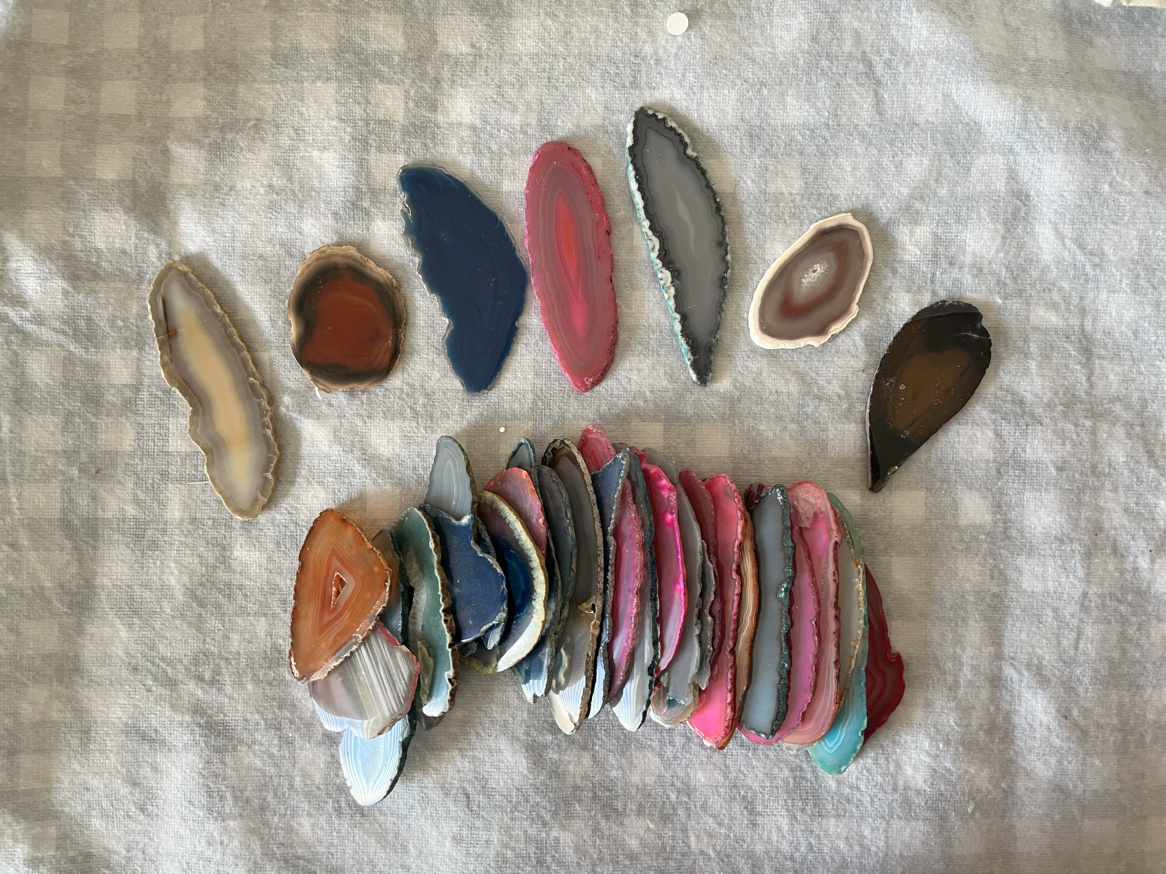 Small Agate slabs