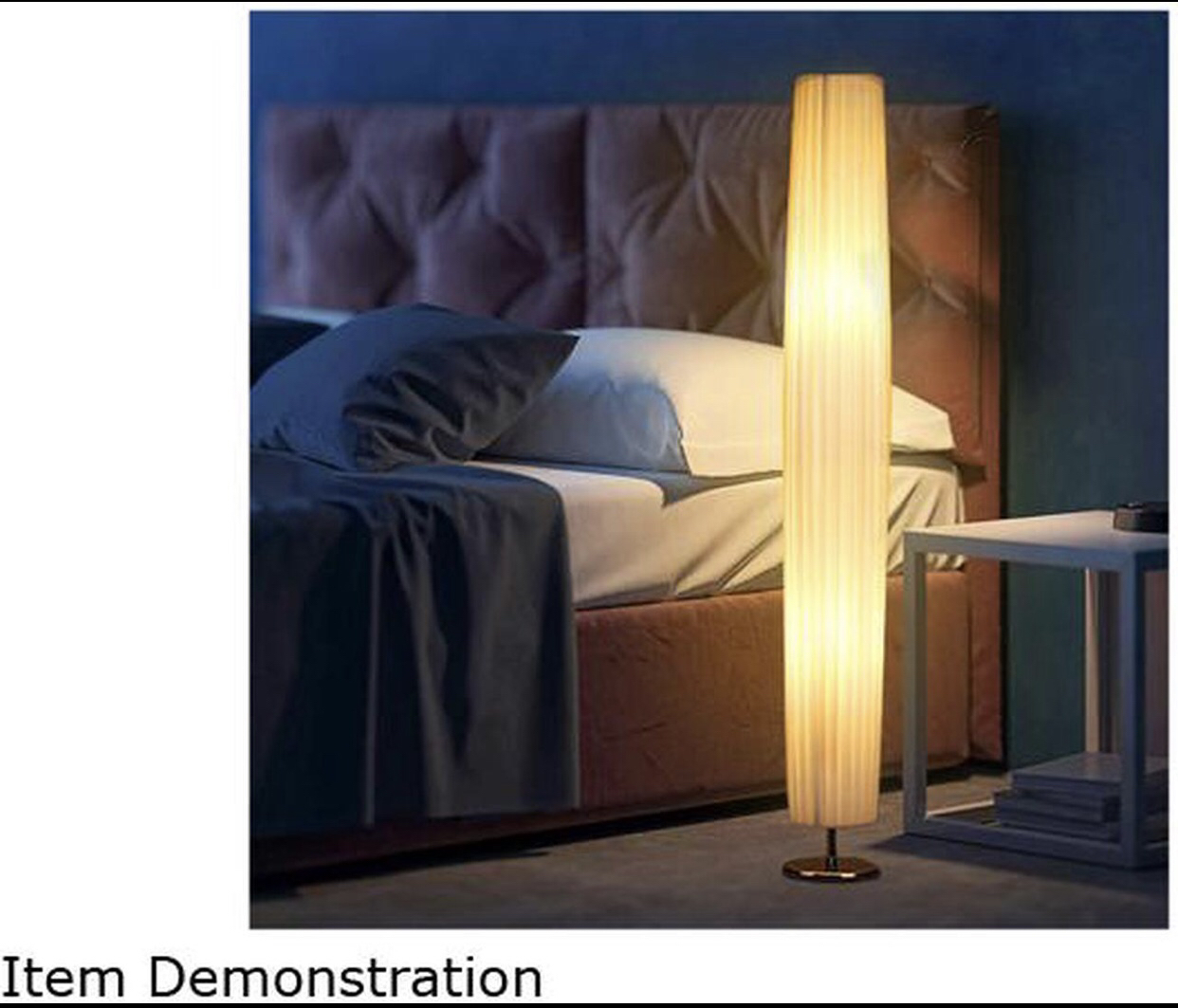 Albrillo LED Floor Lamp with Fabric Shades, 46 Inch Tall image indicator(6)