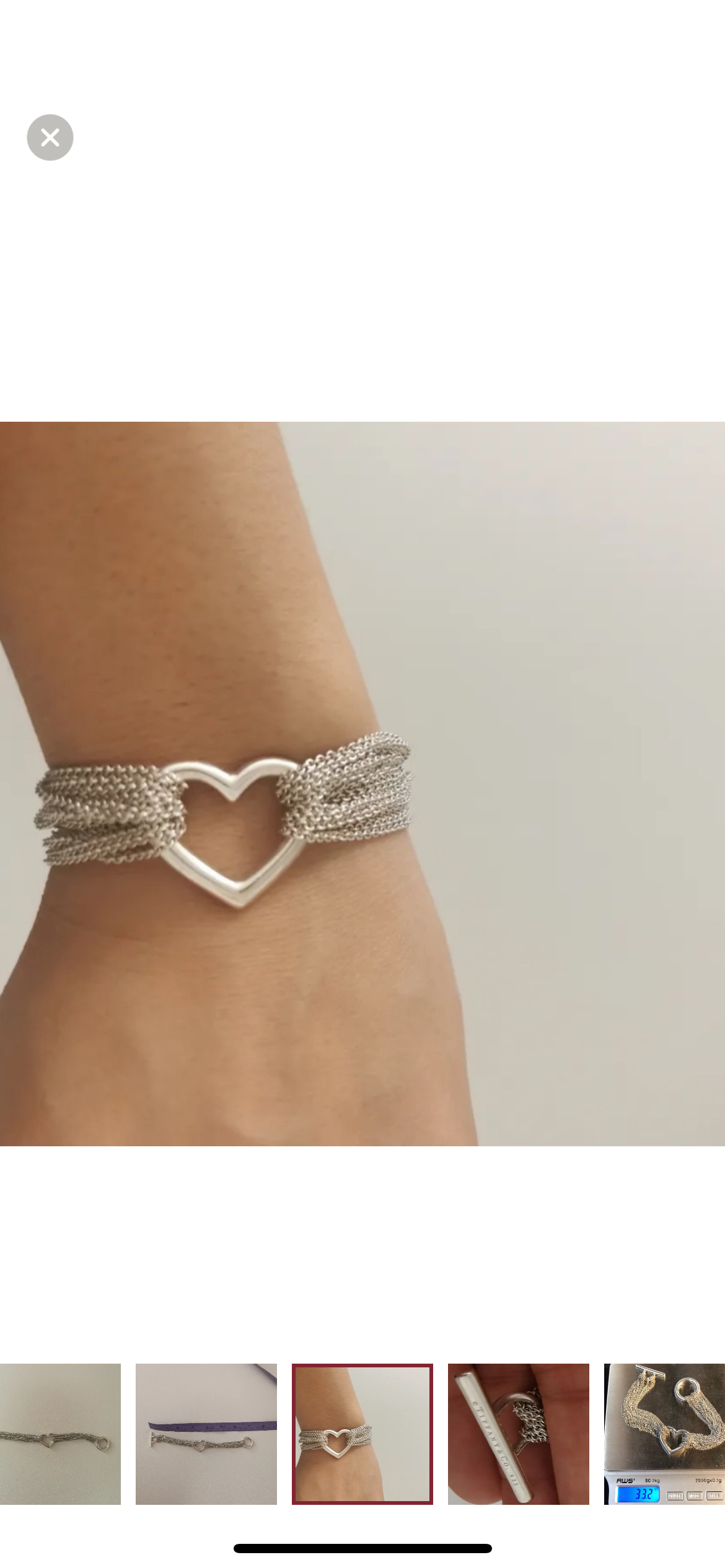 Tiffany Open Heart & Toggle Bracelet thumbnail