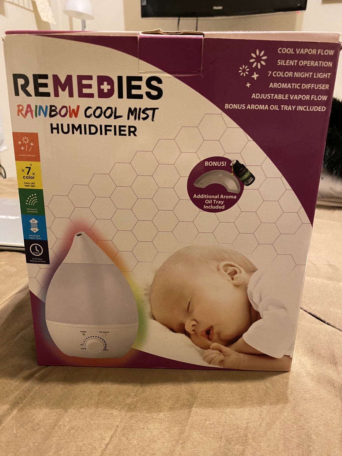 Rainbow cool mist Humidifier #freecycle image indicator(2)