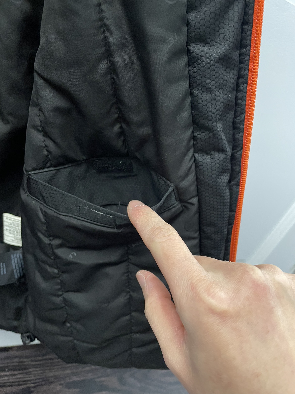 Ski snowboarding raincoat water repellent jacket woman size s image indicator(4)