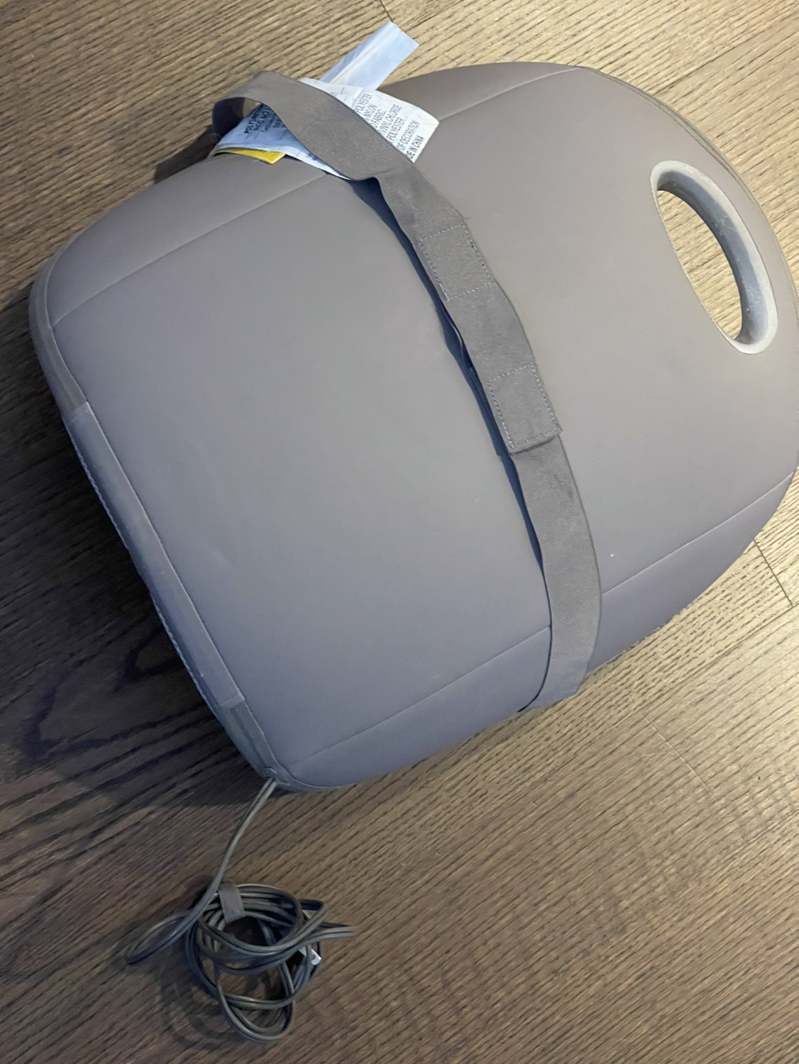 Homedics Back Massager Heated Attaches to Chair w. Velcro strap image indicator(4)