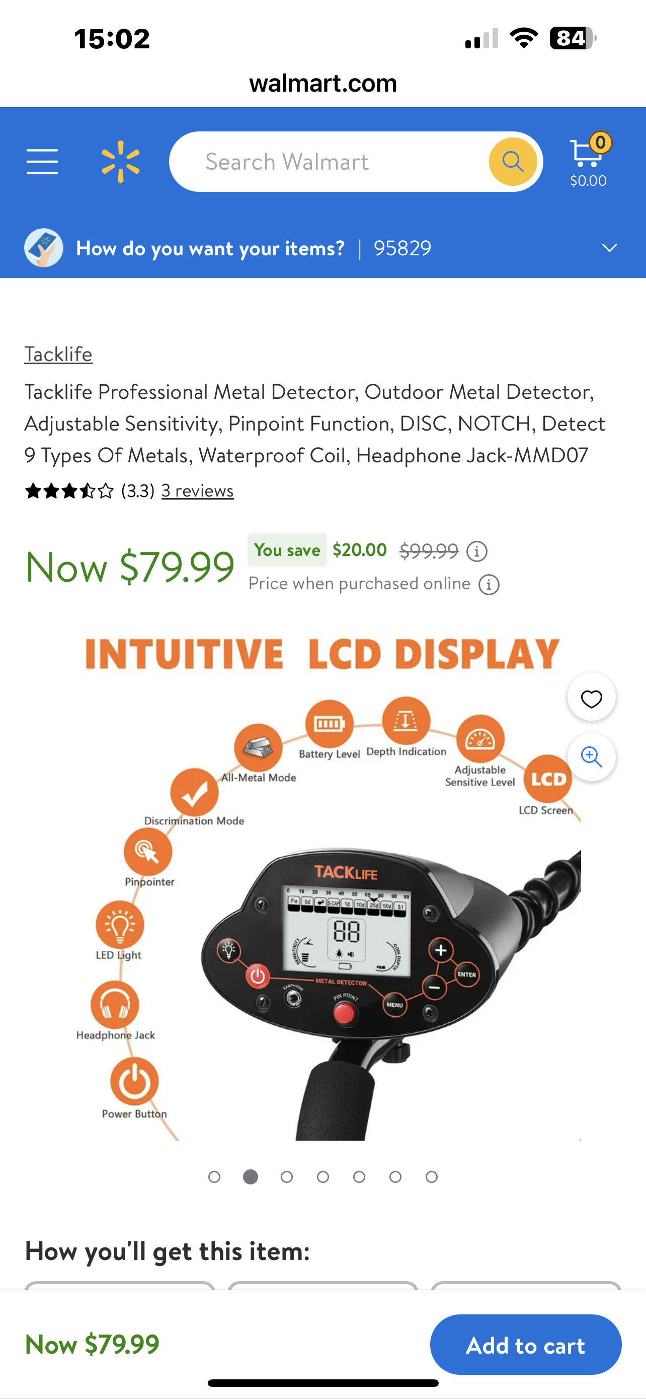 Tacklife Professional Metal Detector, Outdoor Metal Detector - photo 3