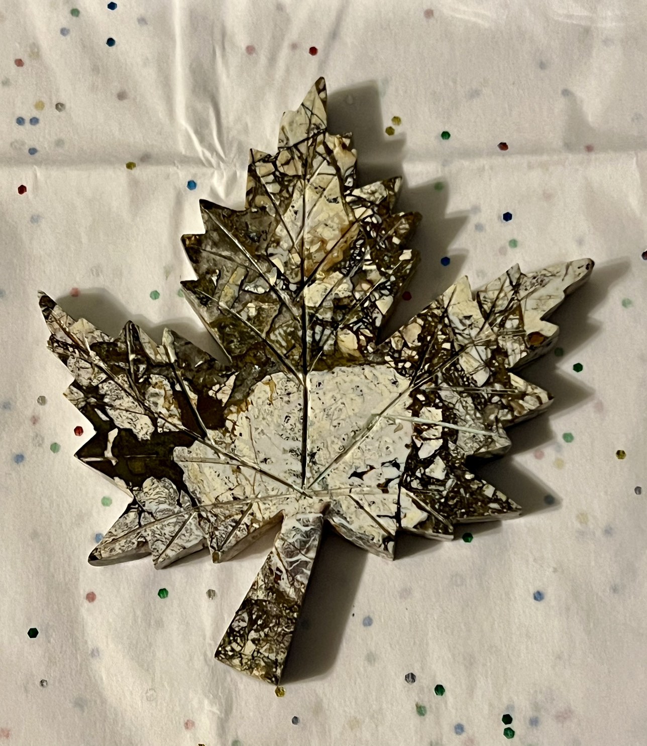 Maple Leaf 🍁 made out of JASPER!