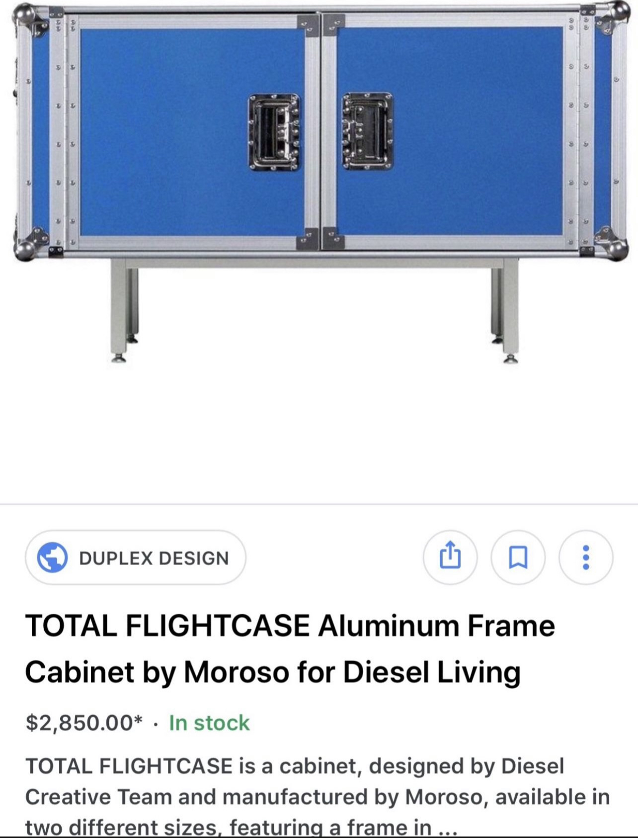 TOTAL FLIGHTCASE Aluminum Frame Cabinet by Moroso for Diesel image indicator(7)