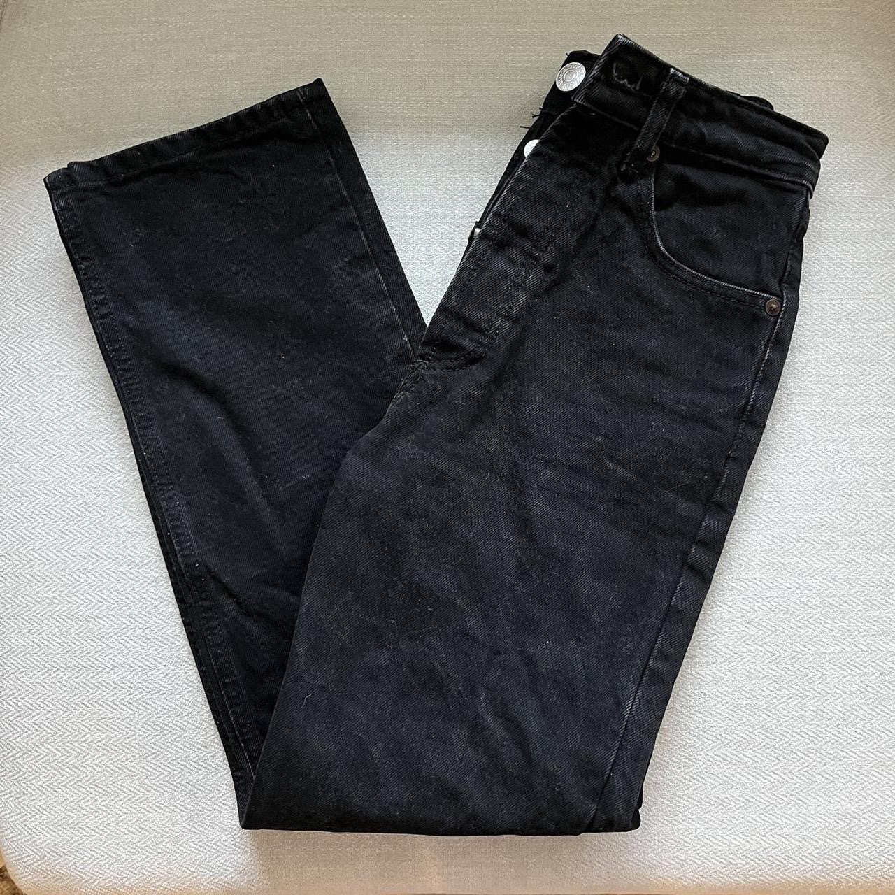 Zara Black Straight Leg Jeans