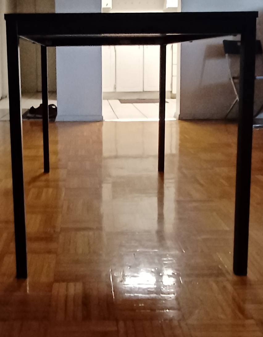 Ikea 4 seater dining table , black thumbnail