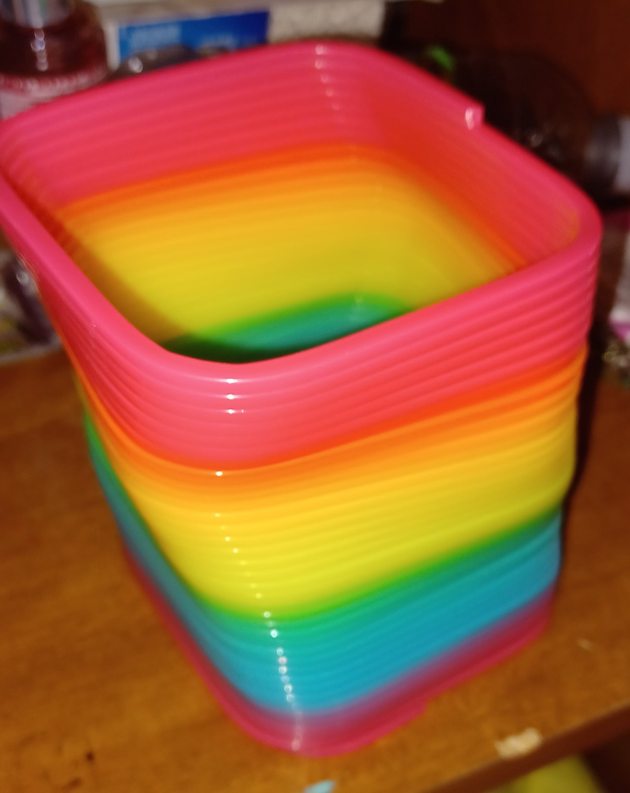 #freecycle rainbow slinky