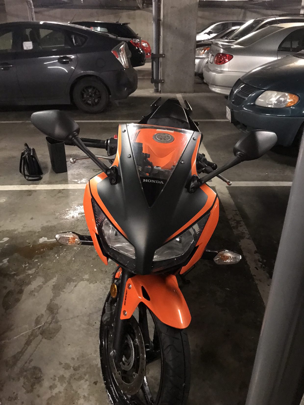 2017 Honda CBR 300R Candy Orange rare now image indicator(3)